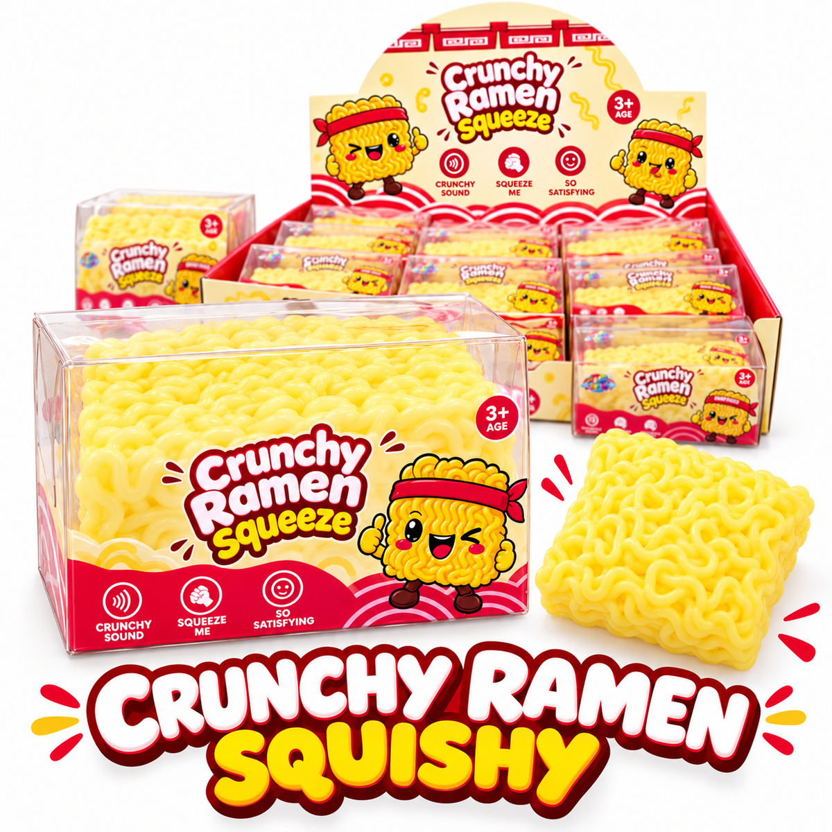 Crunchy ramen squishy