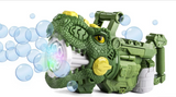 Sæbeboble pistol dinosaur med lys