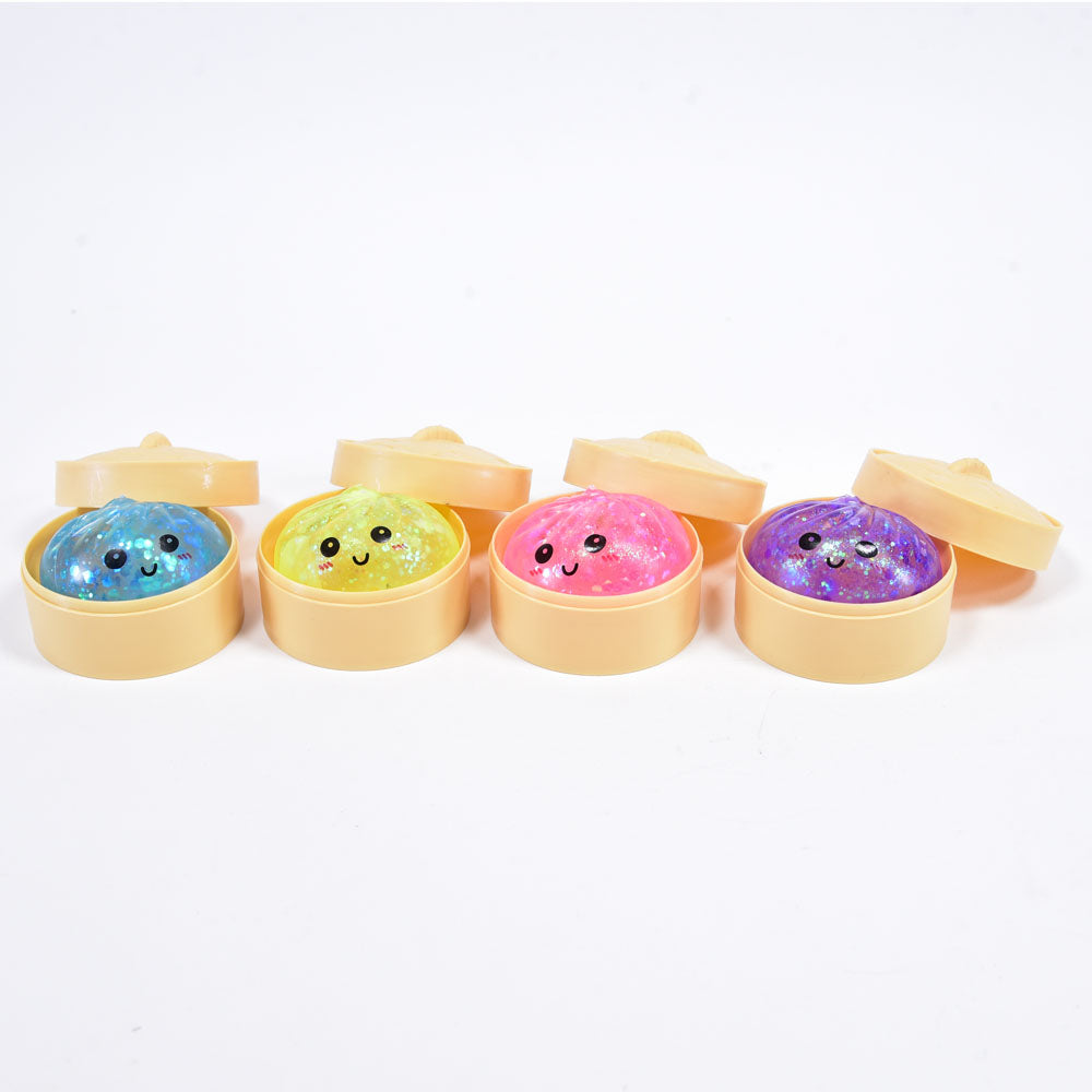 Squishy dumpling glitter 6 cm