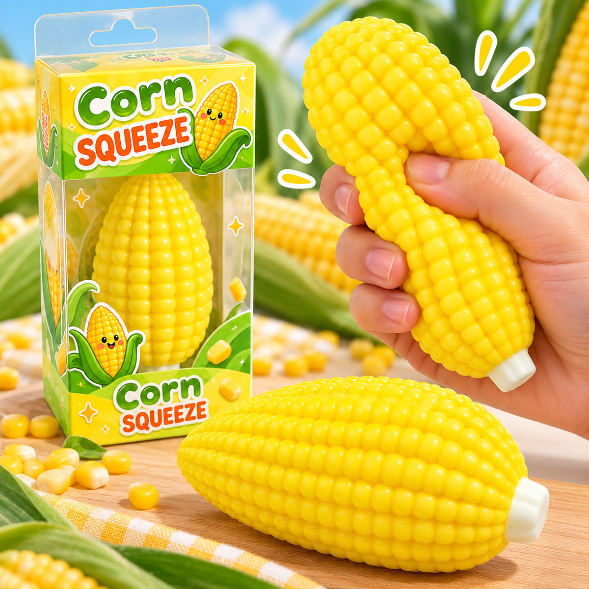 Crunchy Majs kolbe Squishy