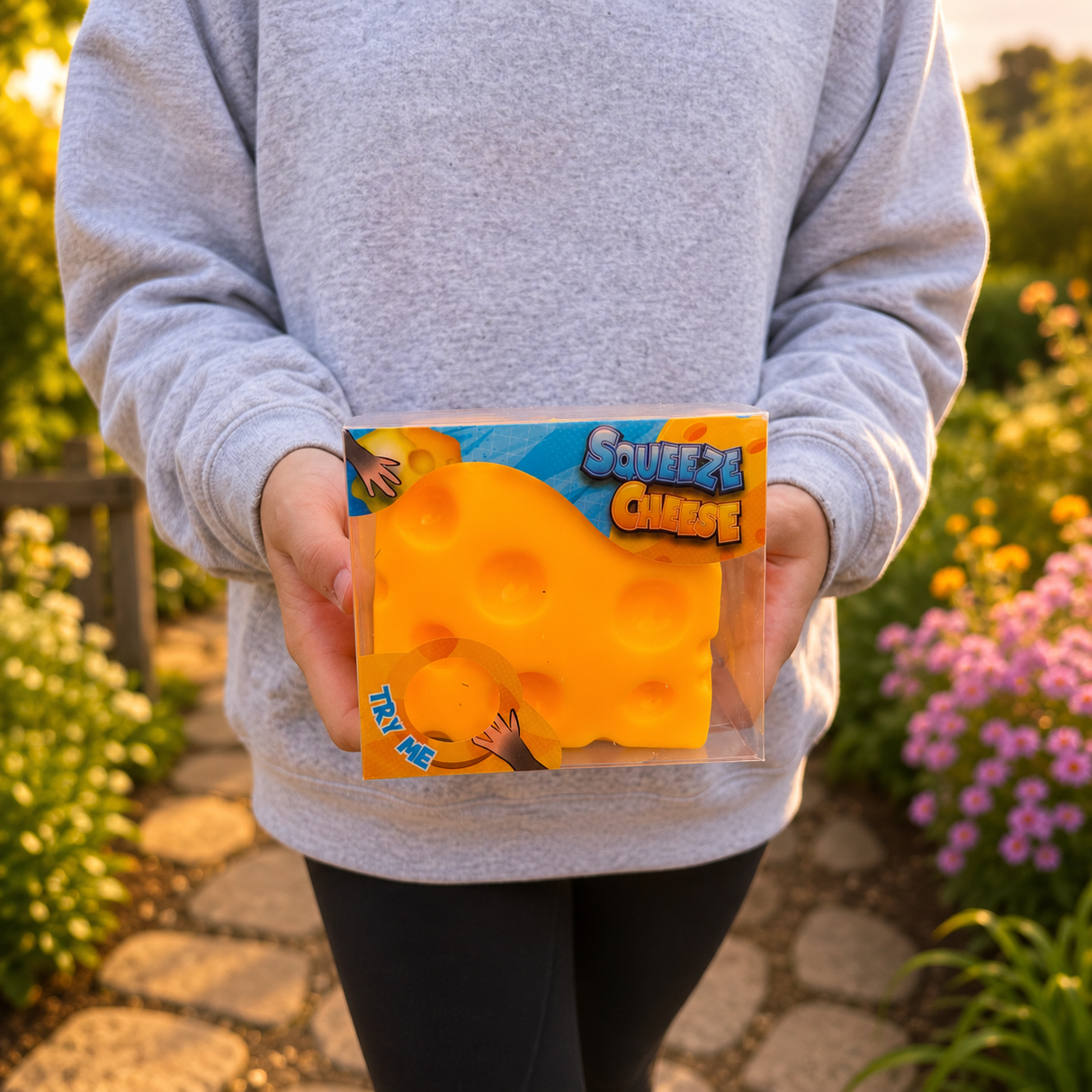 Jumbo cheese Squishy 10x10 cm