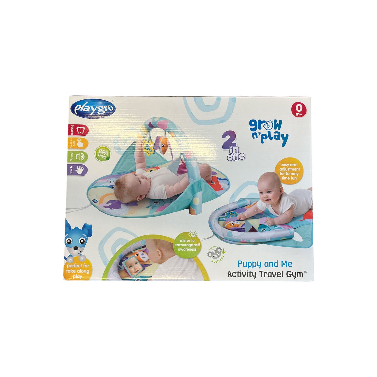 Playgro - Activity Travel Gym 2-i-1