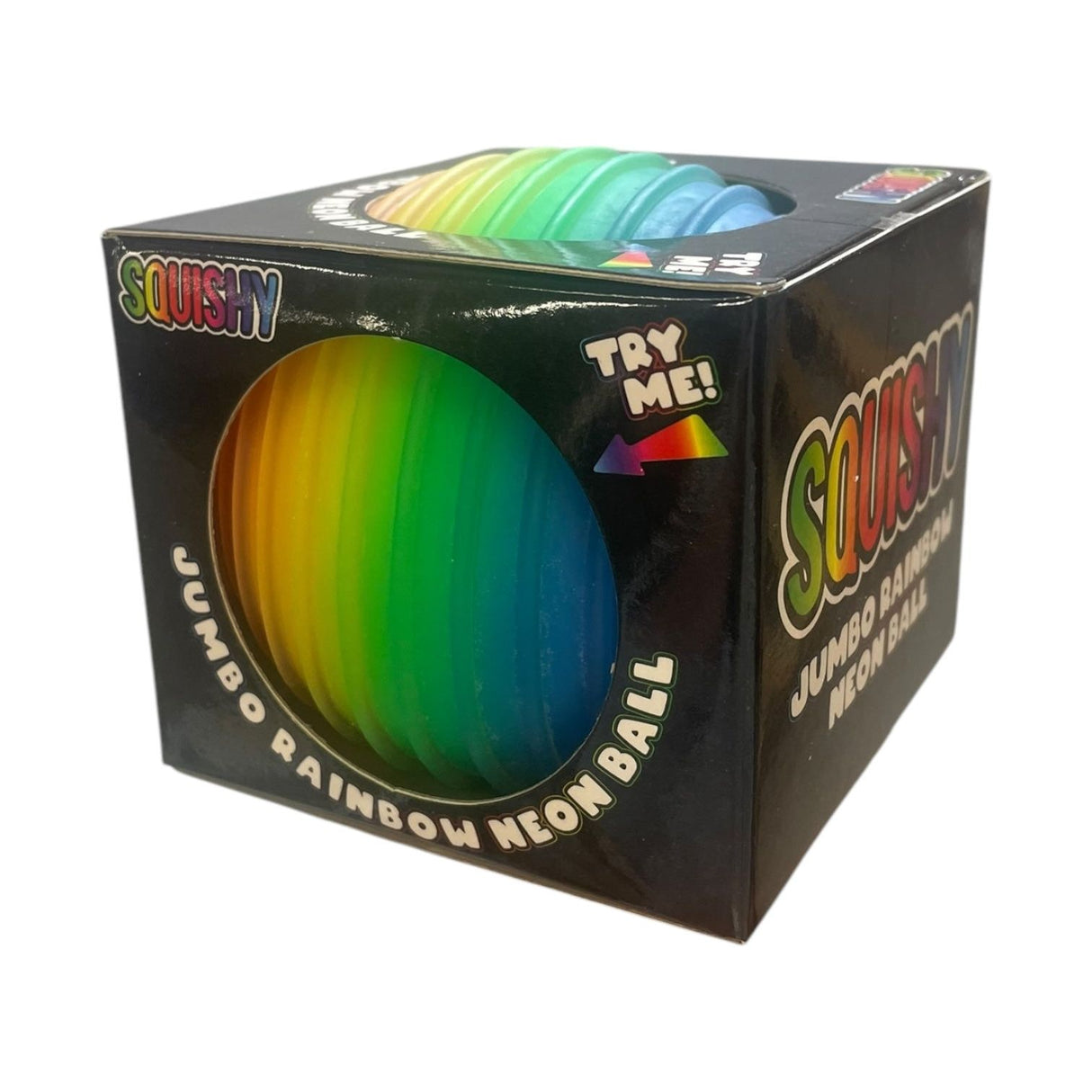 Squishy Jumbo Rainbow Neon Ball