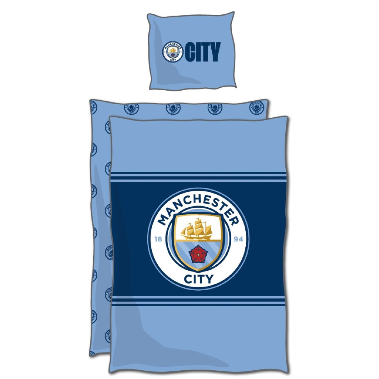 Manchester City senior sengesæt 140x200 cm