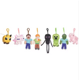 Minecraft bagclip bamse 15 cm (Assorteret model)