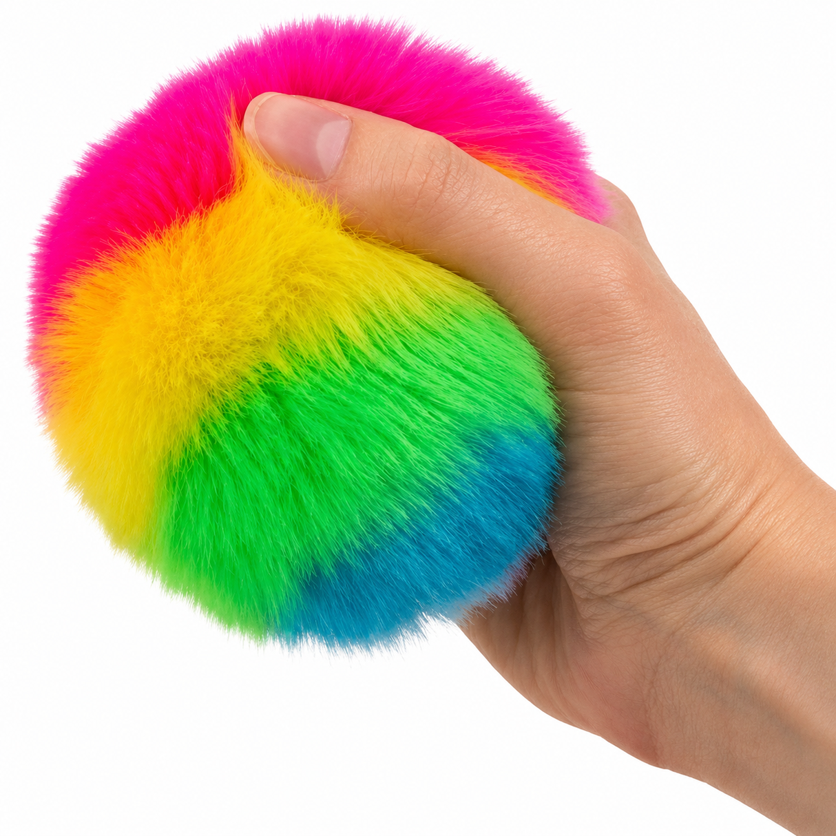 Squishy fluffy ball