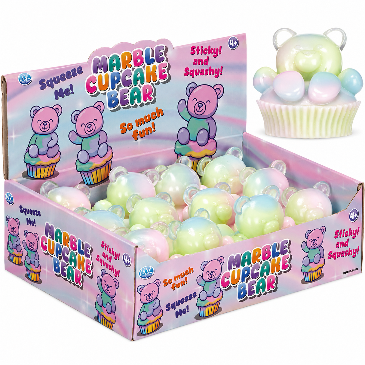 Cupcake bear taba squishy 5,5 cm
