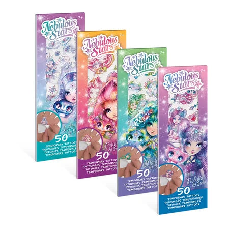 Nebulous stars - temporary tattoos (Assorteret model)