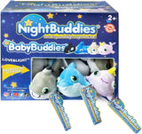Night buddies bamse med lys (Leveres assorteret)