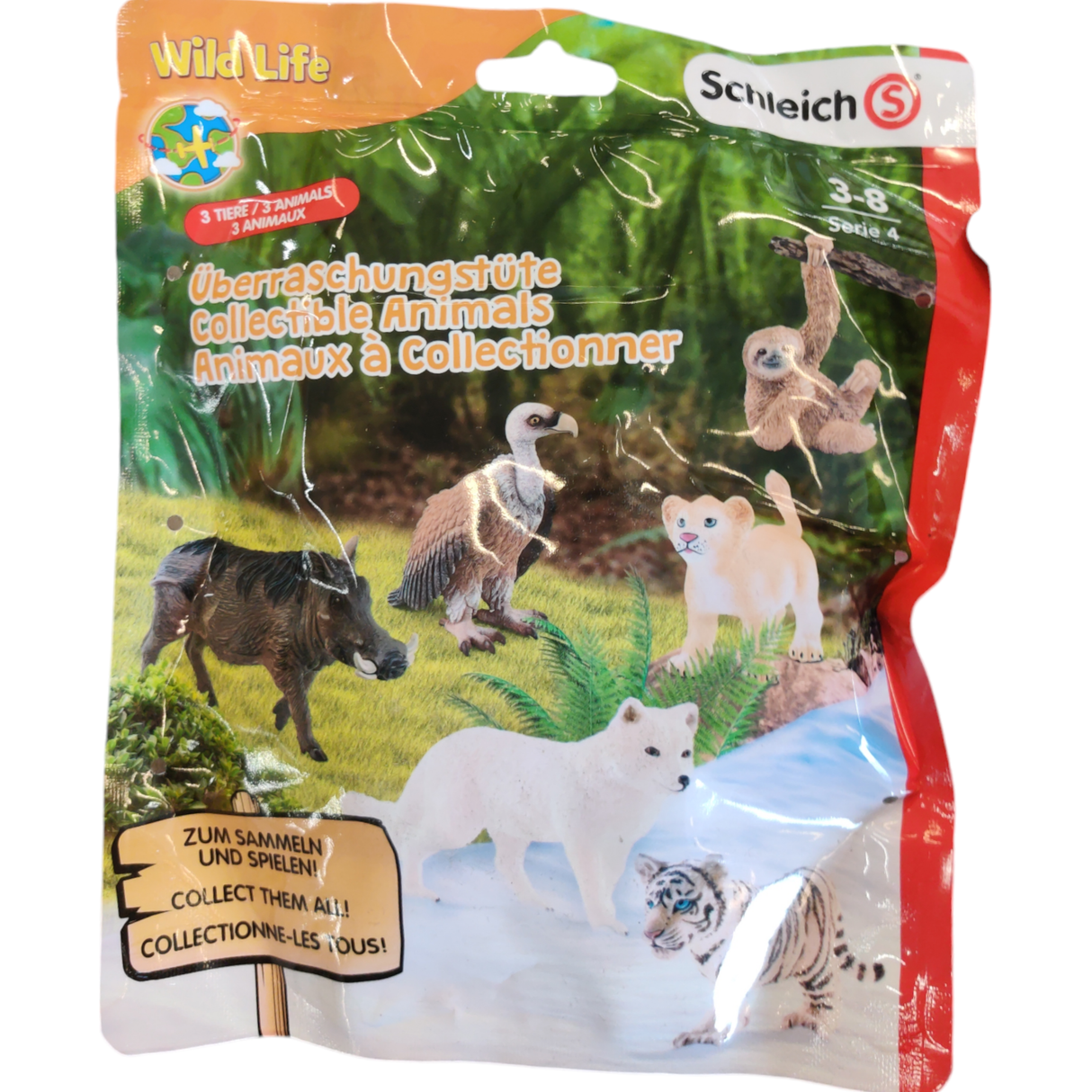 Schleich WildLife - Surprise bag med 3 Dyr