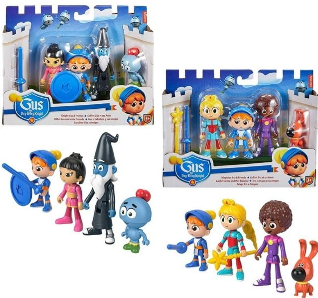 Fisher Price knights figurpakke med 4 figuerer + accesorries (2 modeller - leveres assorteret)