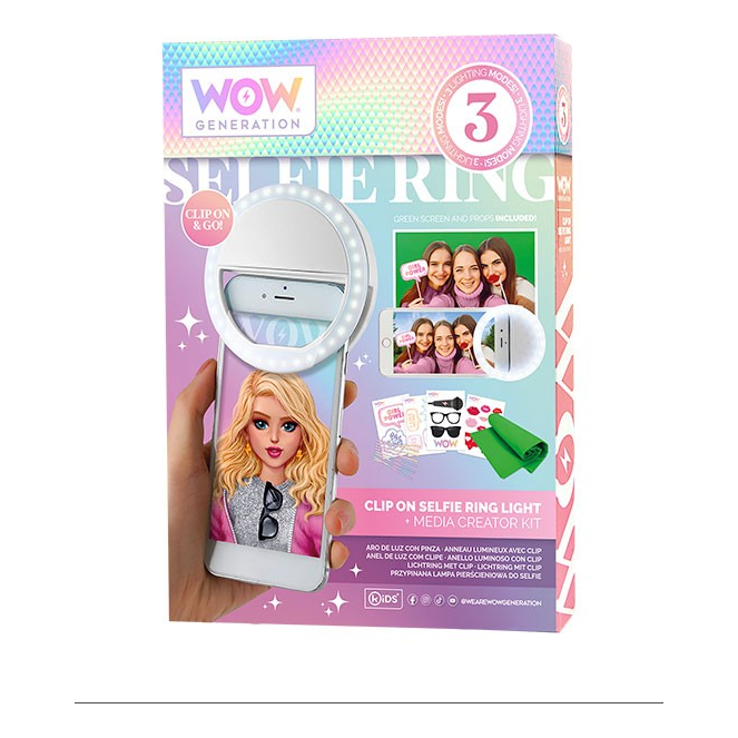 WOW Generation - Selfie-lys med tilbehør