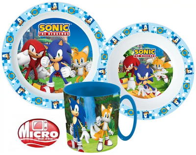 Sonic 3-delt spisesæt