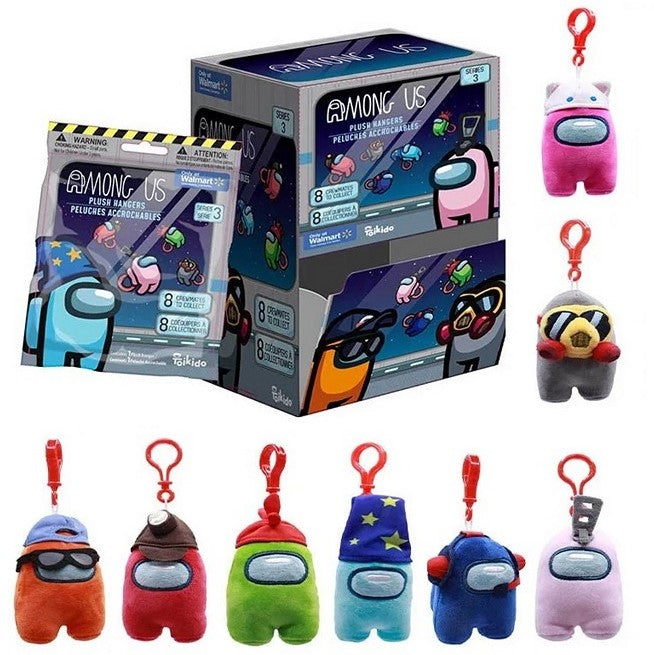Among us surprise bag med 12 cm bamse nøglering