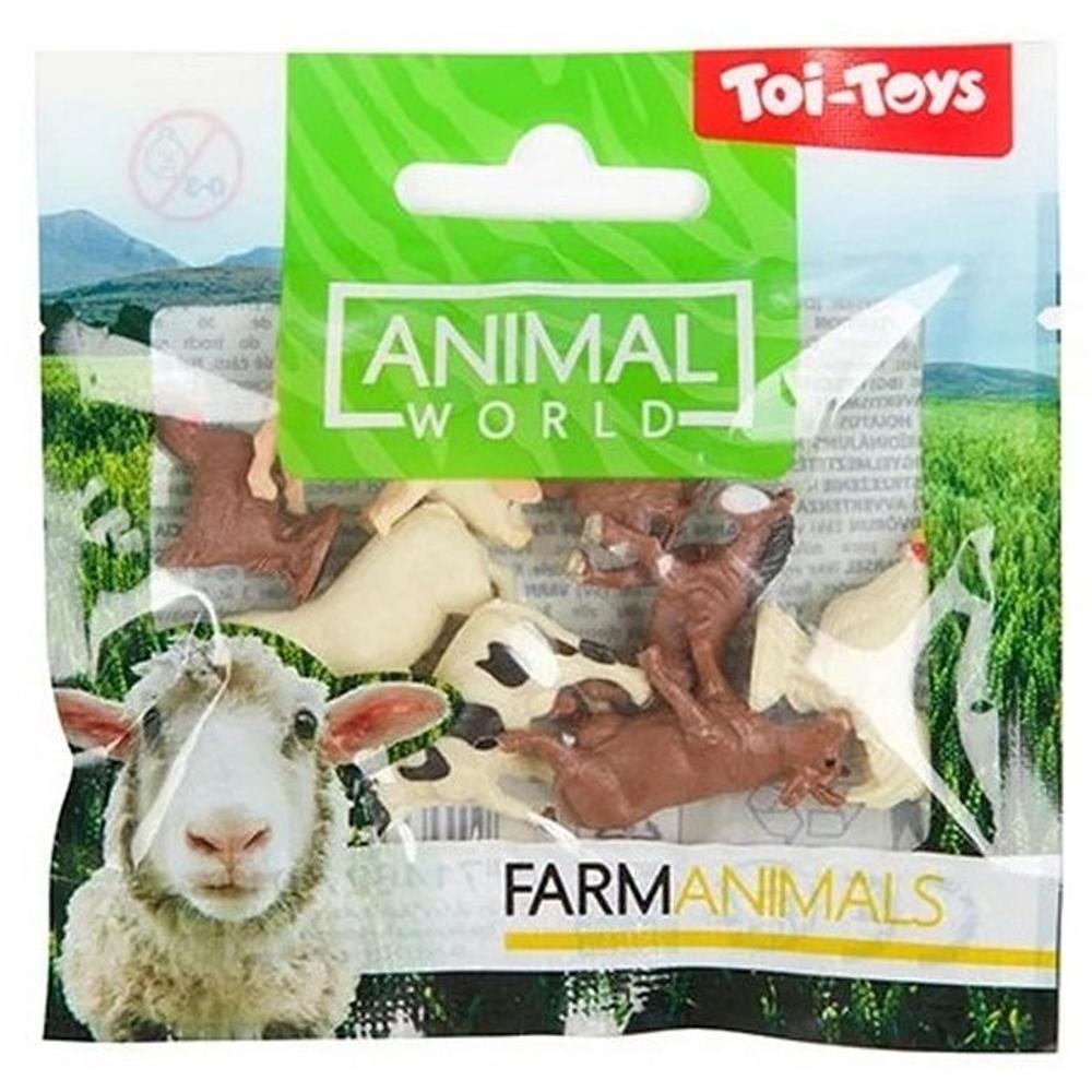 Animal world pakke med 8 dyr (3 forskellige modeller - leveres assorteret)