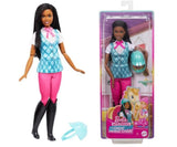 Barbie rideskole elev incl hjelm.