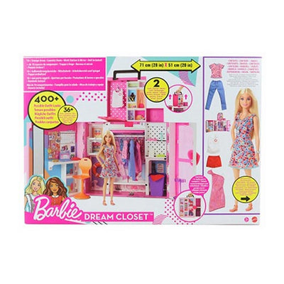 Barbie dreamcloset incl tøj og dukke