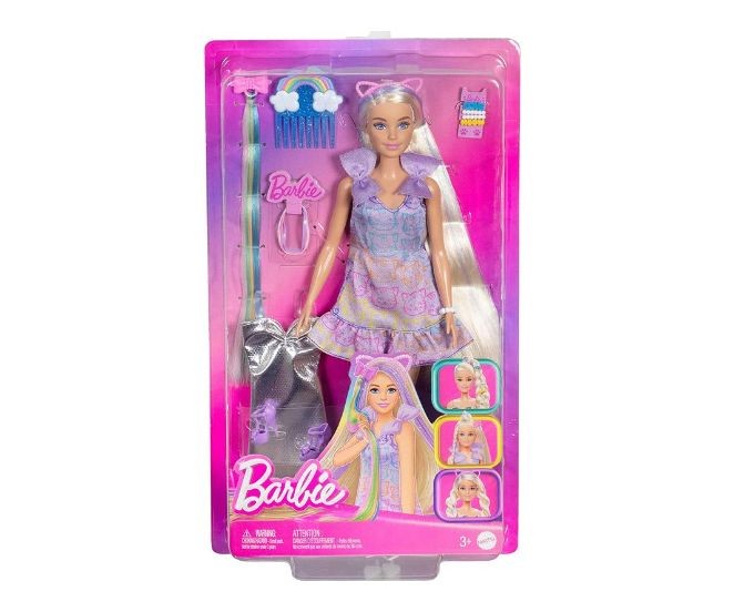 Barbie Fun & Fancy Hair dukke med mere end 10 dele