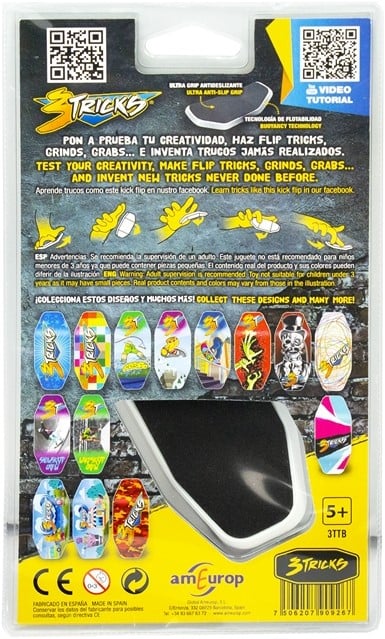 3Tricks Finger Skateboard