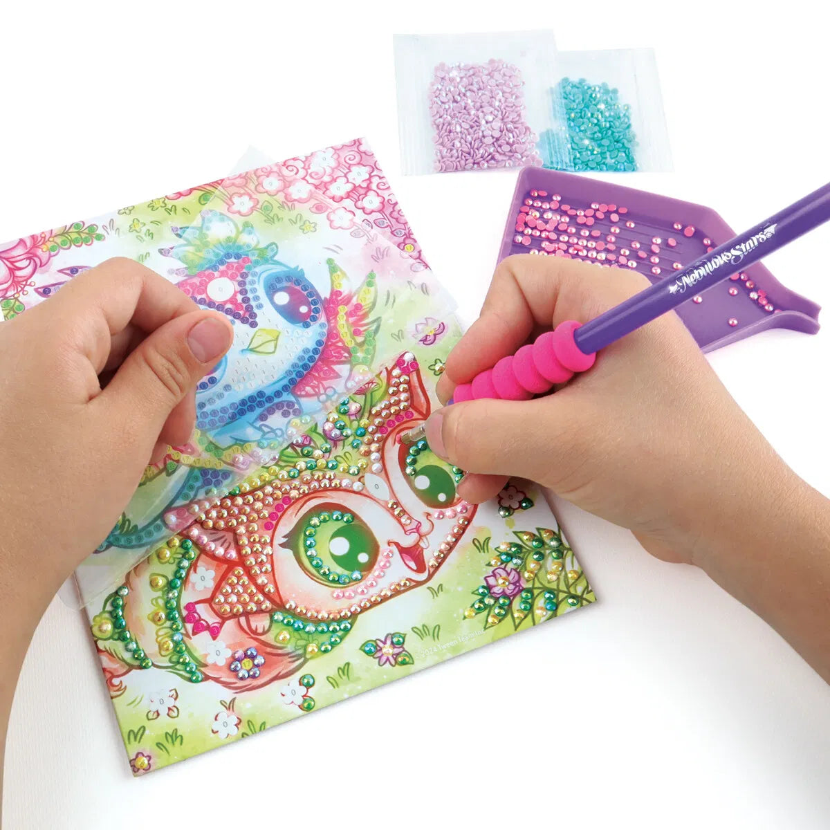 Nebulous Stars Dazzle-By-Number Rainbow