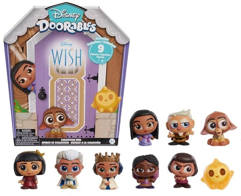 Disney Wish Doorables figur sæt 9 pack