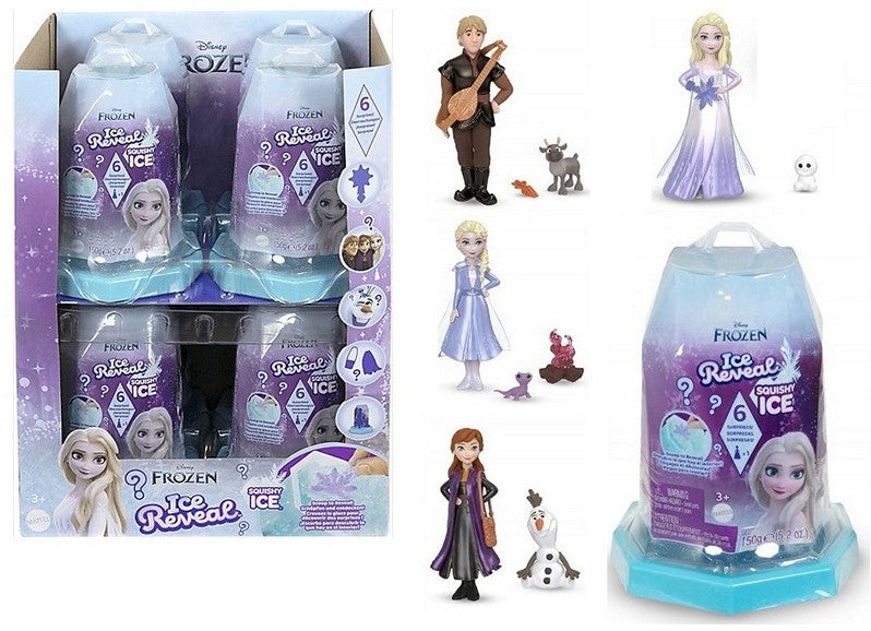 Frozen squishy ice reveal figur sæt