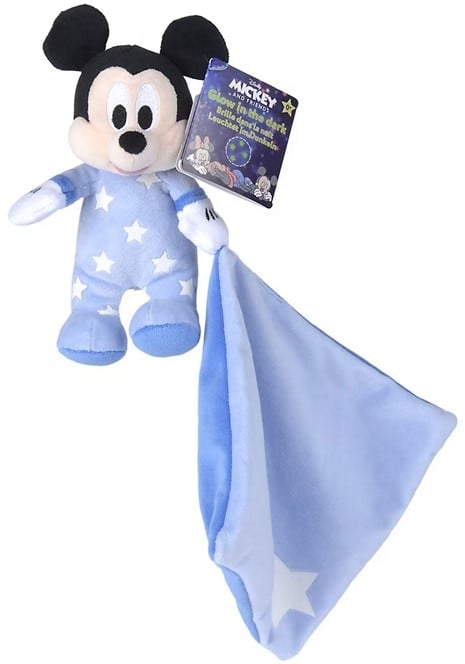 Mickey Mouse glow in the dark nusseklud 10x35 cm
