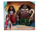 Vaiana 2 - Maui og Vaiana XL dukkesæt
