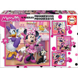 Minnie Mouse 4i1 puslespil