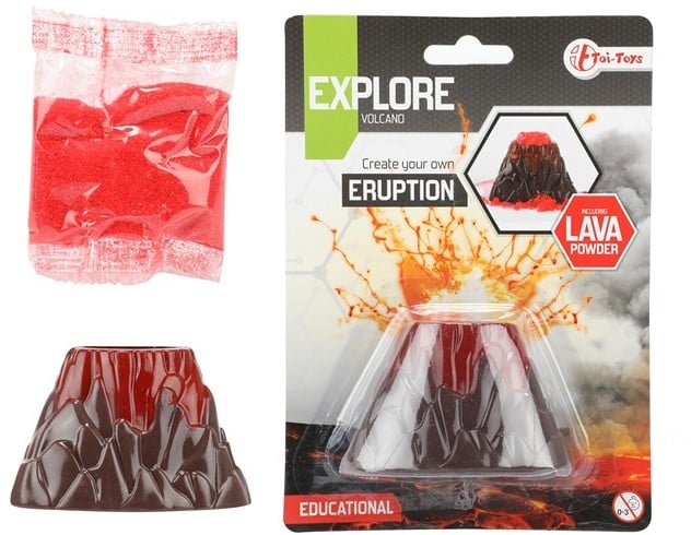 DIY Explode volcano