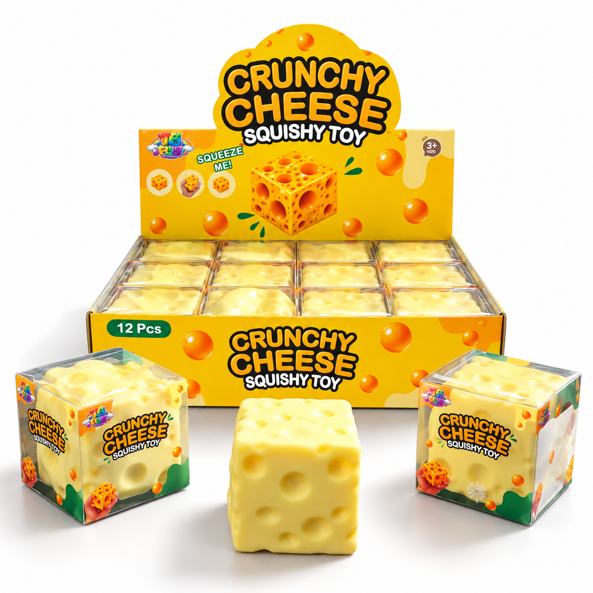 Crunchy cheese squishy