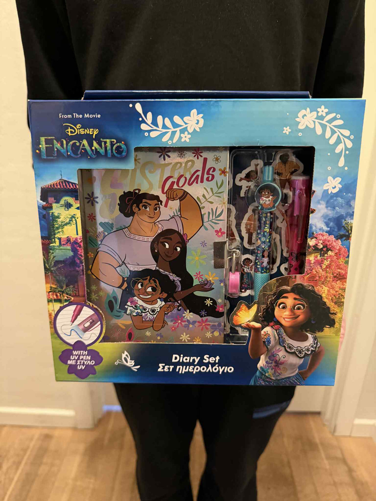 Disney encanto dagbog med lås og UV pen