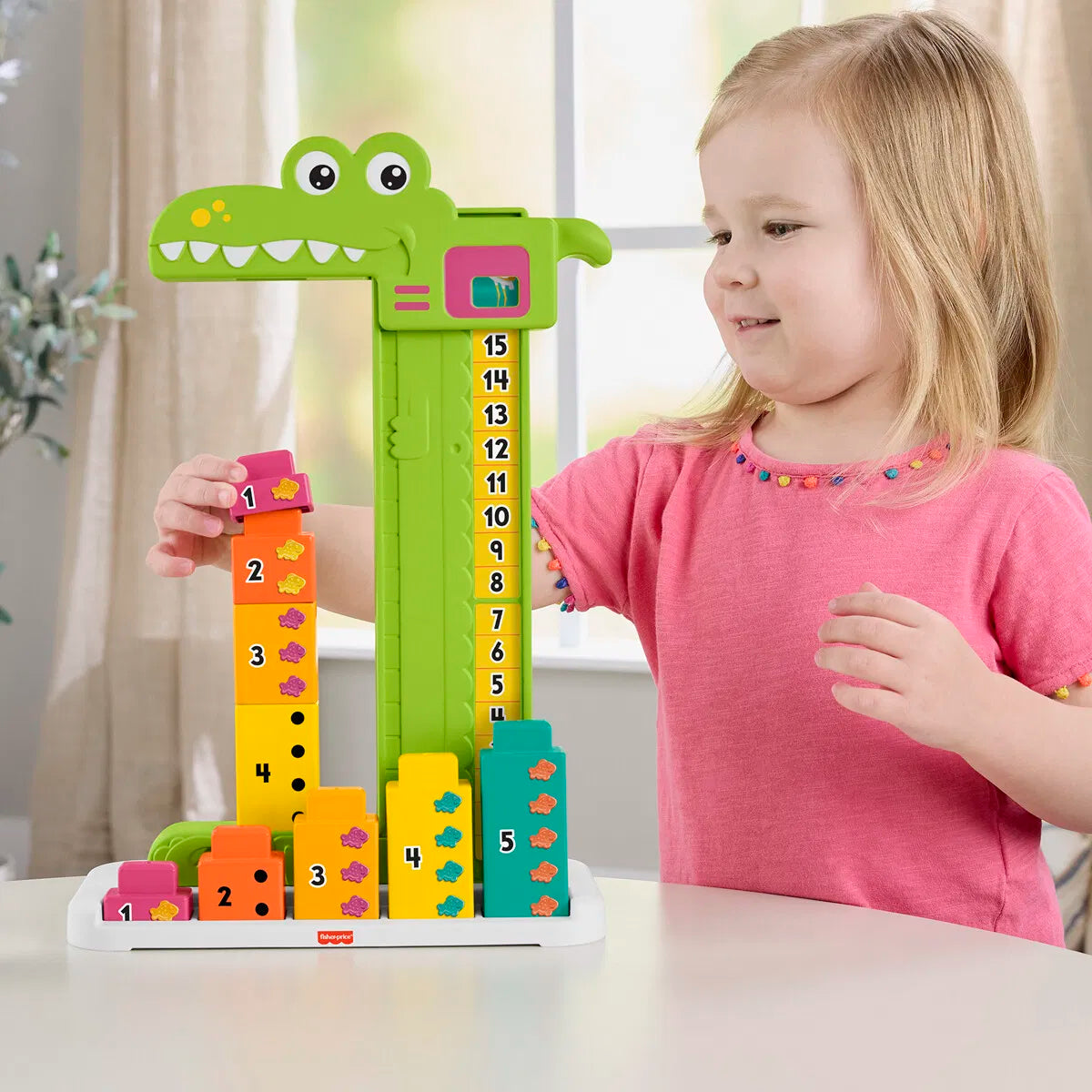 Fisher Price Adding Alligator læringslegetøjet