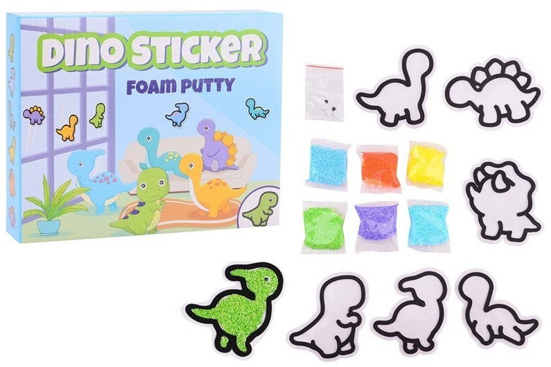Dinosaur DIY window sticker sæt