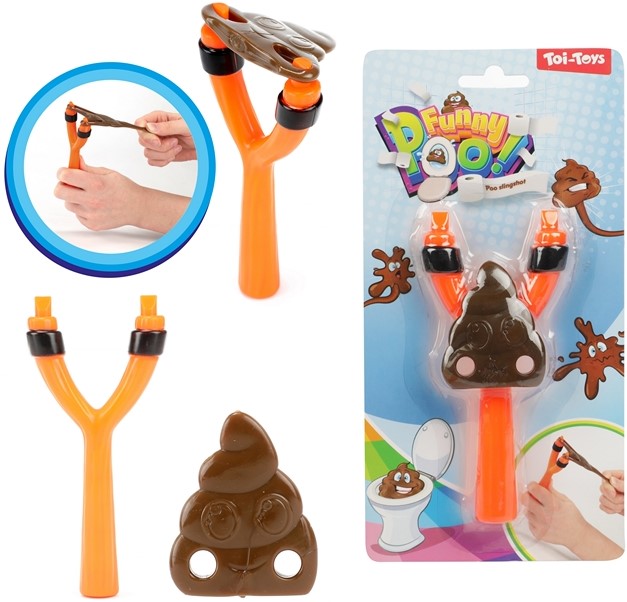 Funny Poo slingshot
