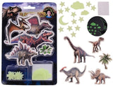 Dinosaur glow in the dark Stickers til væggen