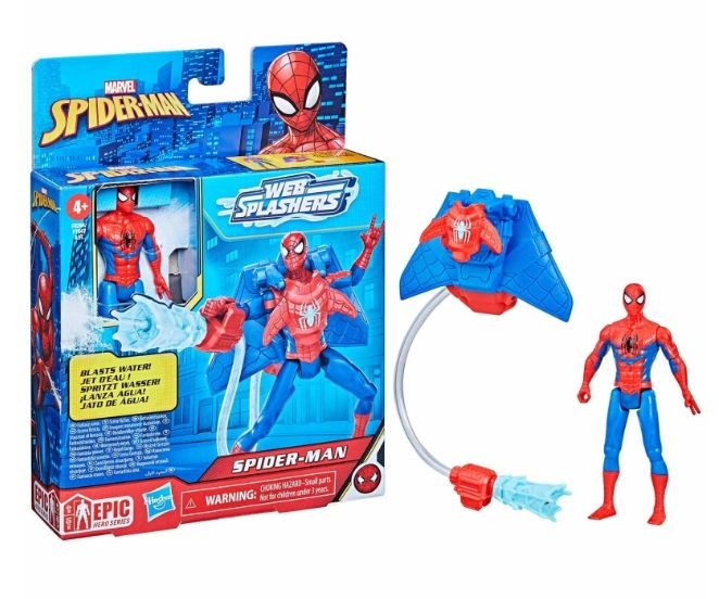 Spiderman figur med vandkanon