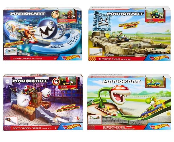 Super Mario Kart hotwheels legesæt (4 varianter)