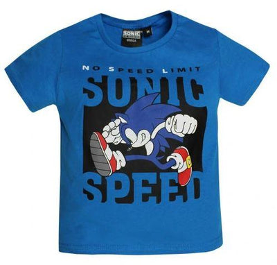Sonic t shirt blå