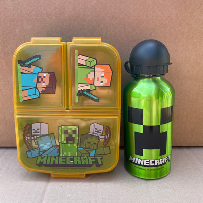 Minecraft premium madkasse/drikkedunk i aluminium