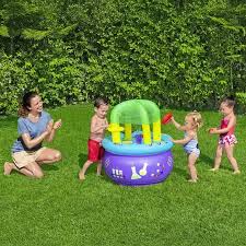 Bestway Oppustelig læringsbord 76 x 76 x 88 cm