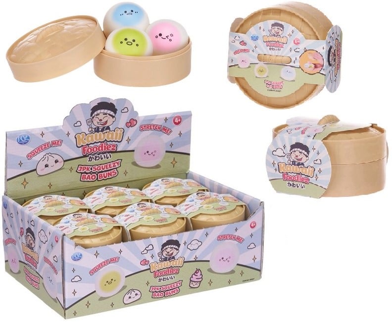 Kawaii cuties bao bun med 3 overraskelser
