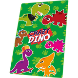 Crazy Dino Blødt Fleecetæppe