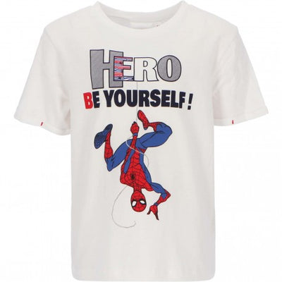 Spiderman Hero T-shirt Hvid
