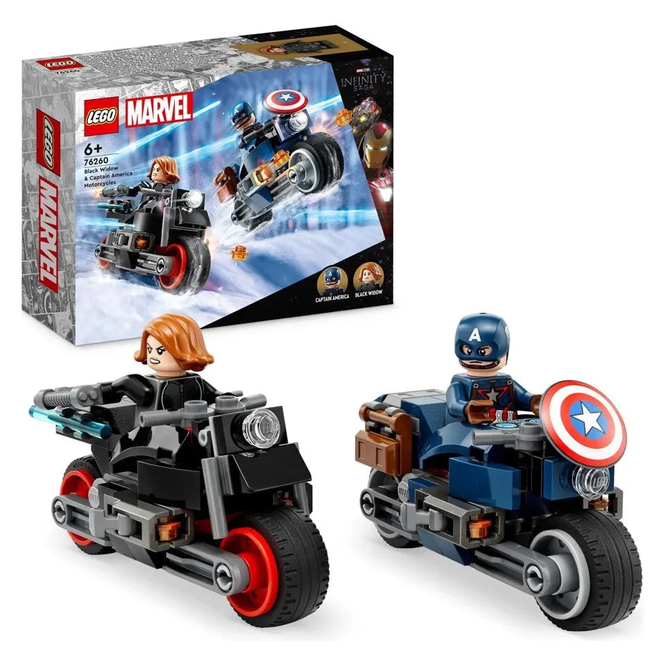 LEGO 76260 Black Widow og Captain Americas med motorcykler