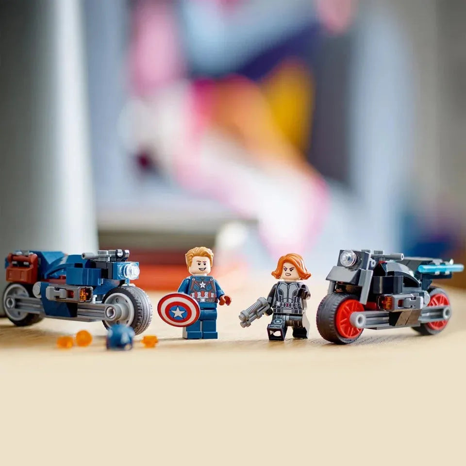 LEGO 76260 Black Widow og Captain Americas med motorcykler