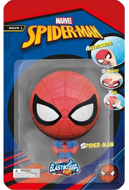 Spiderman elastipops mega head stretchy