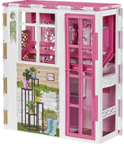 Barbie fuldt møbleret hus 32x42 cm