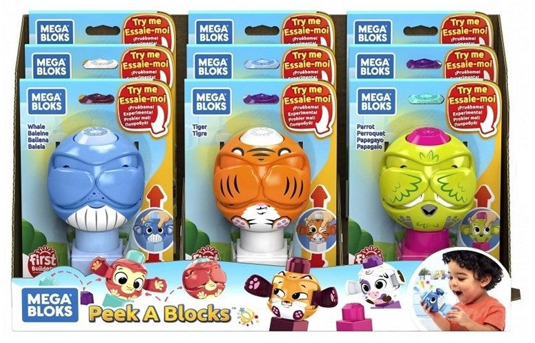 Mega Bloks peekaboo surprise figur (Leveres assorteret)