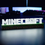Minecraft Logo Lampe